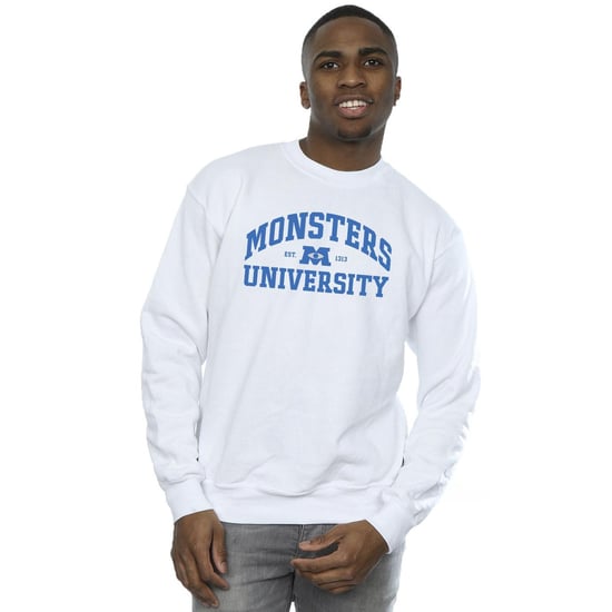 Disney Mens Monsters University Logo Sweatshirt (Vit) - Image 3