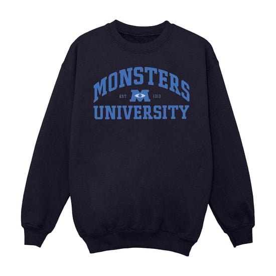 Disney Heren Monsters University Logo Sweatshirt (Marineblauw) - Image 1