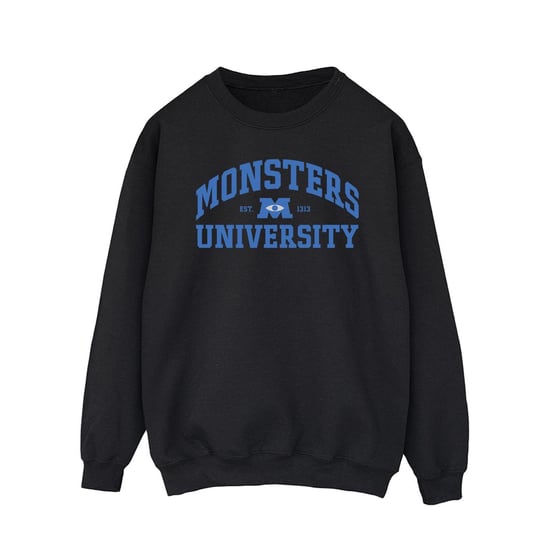 Disney Mens Monsters University Logo Sweatshirt (Black) - Image 1