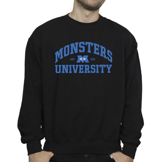 Disney Mens Monsters University Logo Sweatshirt (Svart) - Image 3