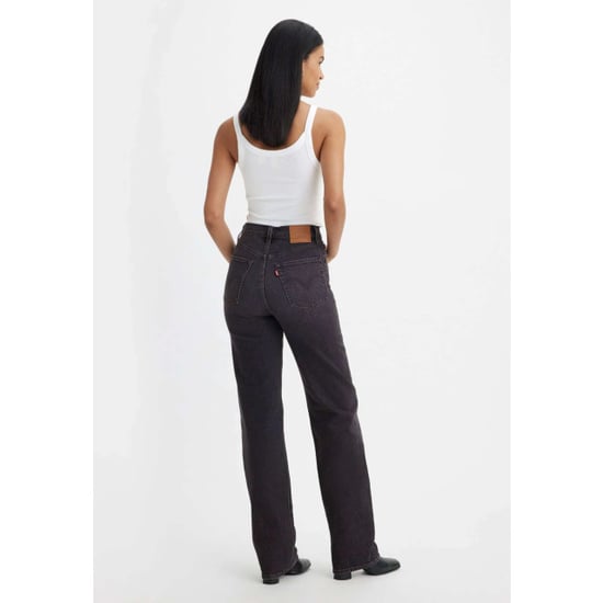 Levi's Ribcage full length static noise black denim - Image 2