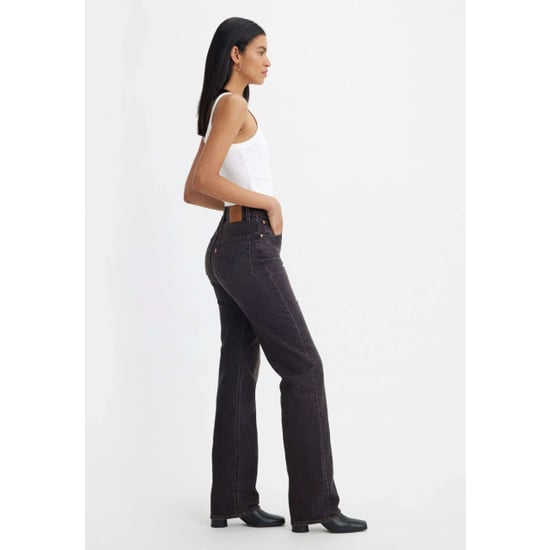 Levi's Ribcage full length static noise black denim - Image 4