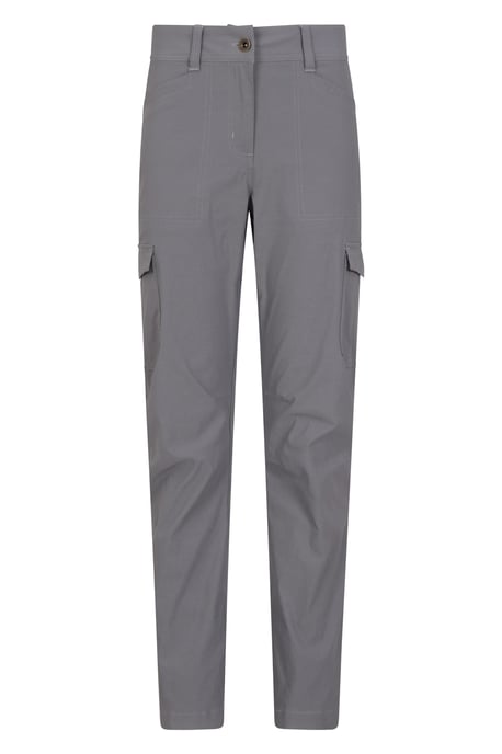 'Conniston' Women's Cargo Trousers Quick Dry Stretchy Camping Hiking Pants Grey - Image 5