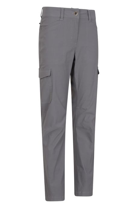 'Conniston' Women's Cargo Trousers Quick Dry Stretchy Camping Hiking Pants Grey - Image 6
