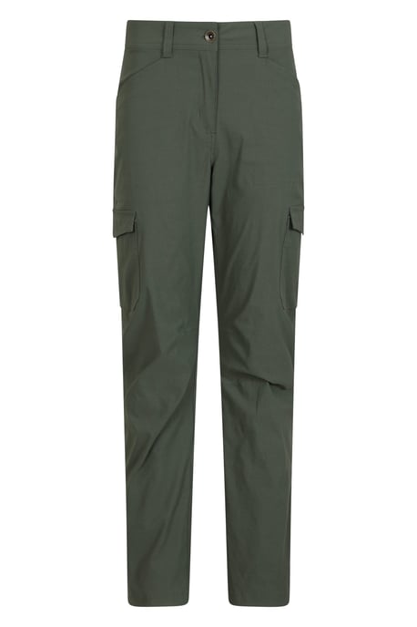 'Conniston' Women's Cargo Trousers Quick Dry Stretchy Camping Hiking Pants Khaki - Image 5