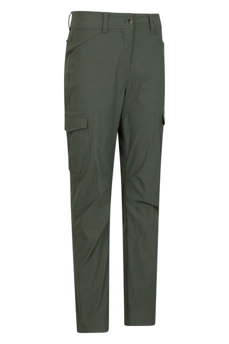 'Conniston' Women's Cargo Trousers Quick Dry Stretchy Camping Hiking Pants Khaki - Image 6