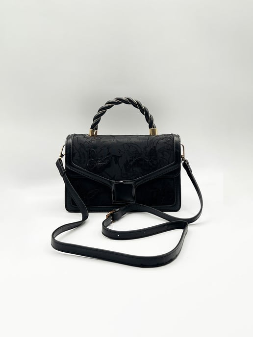 Butterfly Embellished Stachel In Black - Image 4
