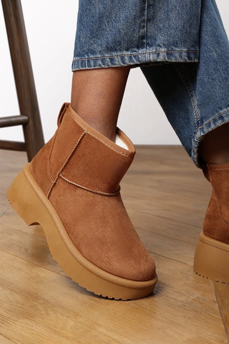 Wheres That From Womens 'Esme' Platform Ankle Boots - Image 1