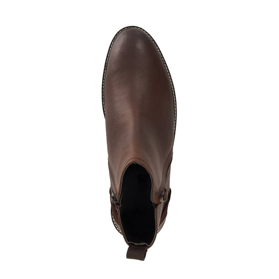 Dune Mens Cian - Leather Zip Detail Ankle Boots - Image 3