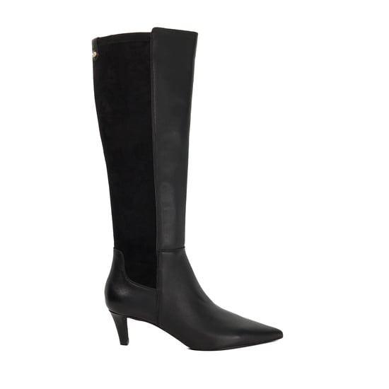Dune Ladies Sultry - Leather Knee High Kitten Heel Boots - Image 2