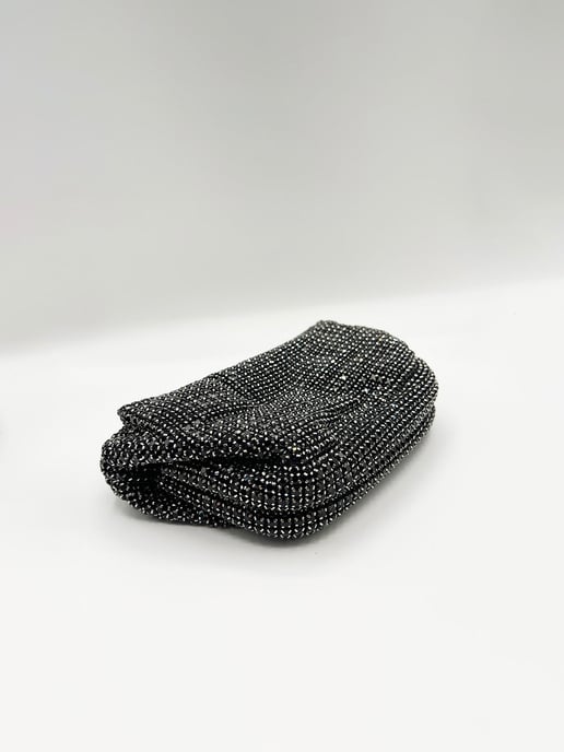 Pouch Clutch Bag In Black - Image 4