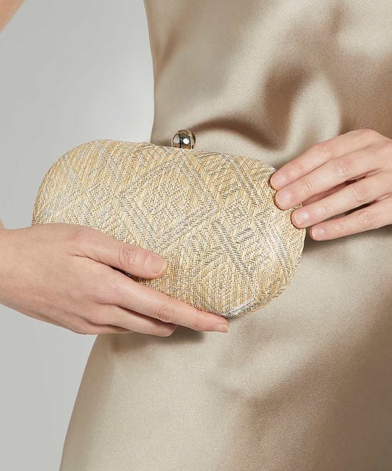 Dune Accessories Extra - Raffia Box Clutch - Image 2