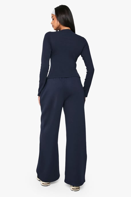 Rib Button Through Long Sleeve Tracksuit - Image 2