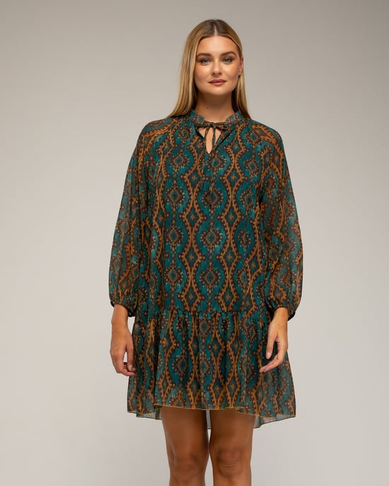 Jurk met geometrische print - Image 2