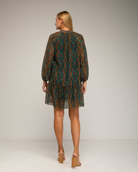 Jurk met geometrische print - Image 3