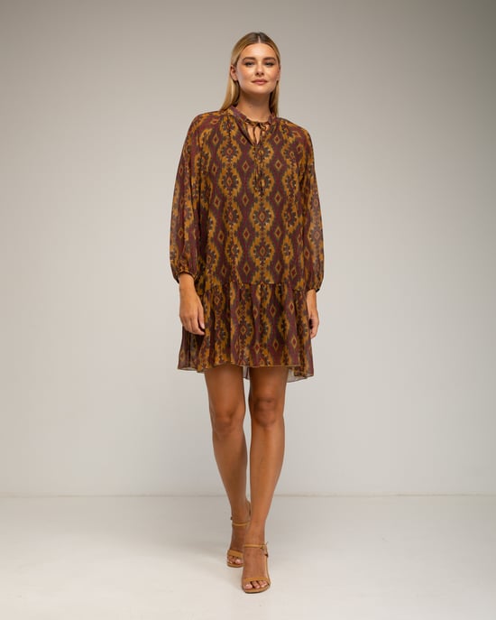 Jurk met geometrische print - Image 2
