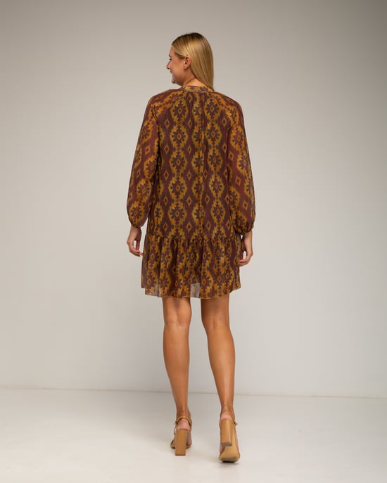 Jurk met geometrische print - Image 3