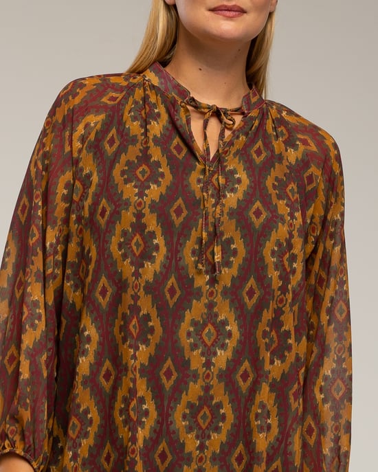 Jurk met geometrische print - Image 4