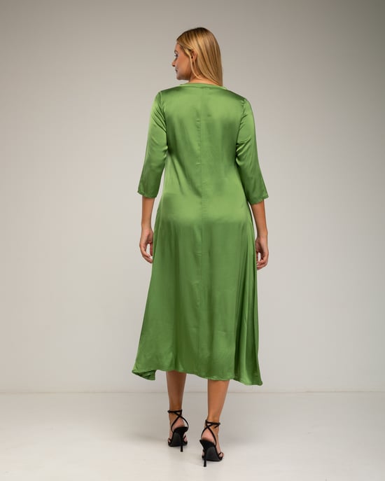 Oversized zijden jurk - Image 3