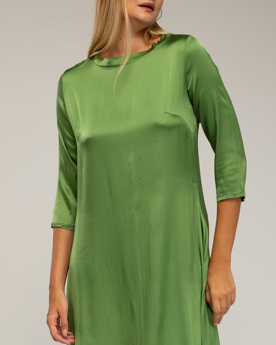 Oversized zijden jurk - Image 4