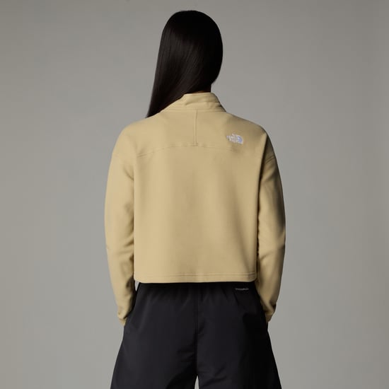 Women’S 100 Glacier Cropped 1/4 Zip Fleece - Image 3