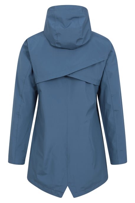 'Hilltop' Women's Waterproof Jacket with Side Pockets Outdoors Rain Coat Dark Blue - Image 3