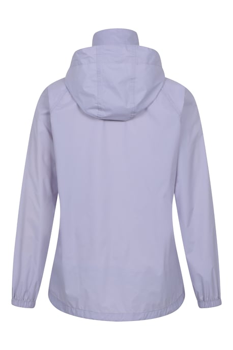 'Pakka' Women's Packable Jacket Waterproof Breathable Adjustable Hood Rain Coat Lilac - Image 3