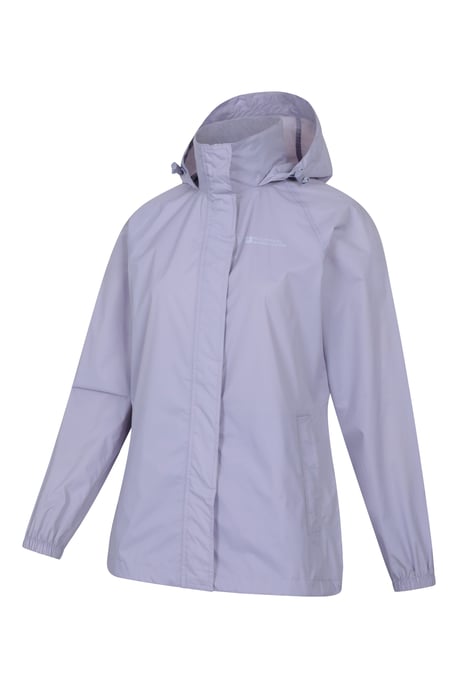 'Pakka' Women's Packable Jacket Waterproof Breathable Adjustable Hood Rain Coat Lilac - Image 4