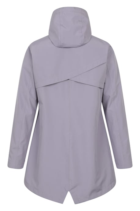 'Hilltop' Women's Waterproof Jacket with Side Pockets Outdoors Rain Coat Purple - Image 3