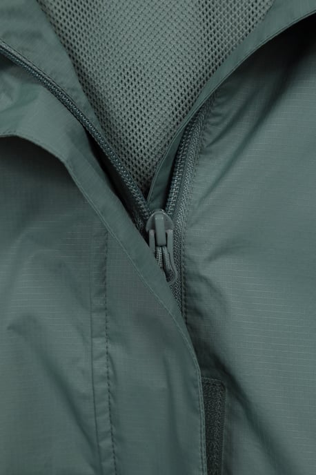 'Torrent' Women's Waterproof Jacket with Adjustable Hood & Cuffs Long Sleeve Trekking Raincoat Olive - Image 5