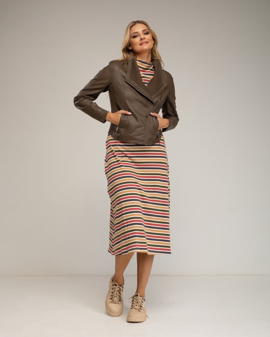 Metallische perfecto-stijl jack - Image 4