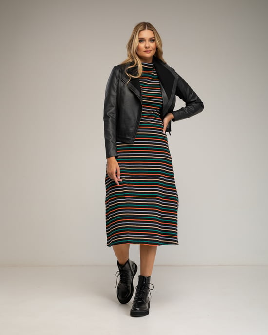 Metallisch perfecto-stijl jasje - Image 4