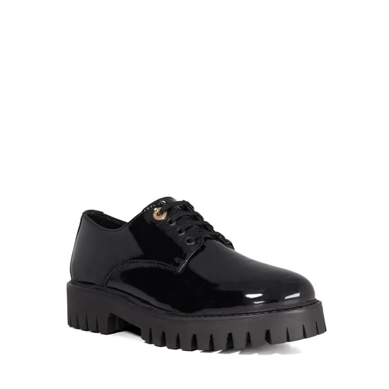 Dune Ladies Guillo - Patent Lace-Up With Cleated Sole - Image 1