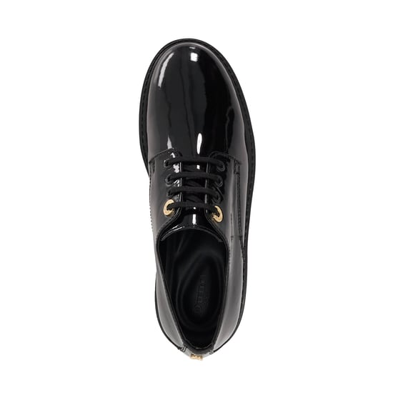 Dune Ladies Guillo - Patent Lace-Up With Cleated Sole - Image 3