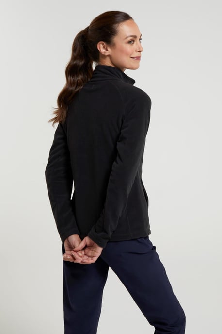 'Raso' Women's Fleece Jacket Full Zip Soft Touch Warm Outdoors Layer Breathable Gilet Black - Image 4