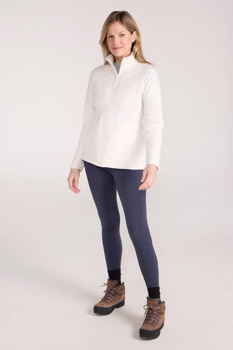 'Raso' Women's Fleece Jacket Full Zip Soft Touch Warm Outdoors Layer Breathable Gilet Beige - Image 2