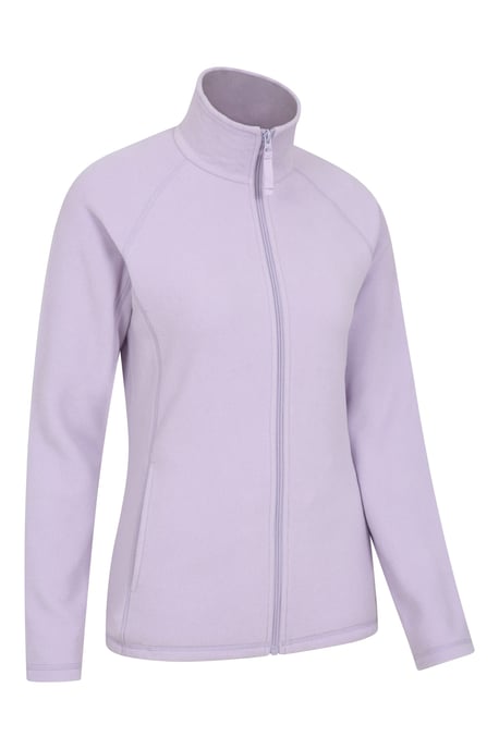 'Raso' Women's Fleece Jacket Full Zip Soft Touch Warm Outdoors Layer Breathable Gilet Lilac - Image 3