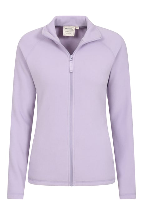 'Raso' Women's Fleece Jacket Full Zip Soft Touch Warm Outdoors Layer Breathable Gilet Lilac - Image 5