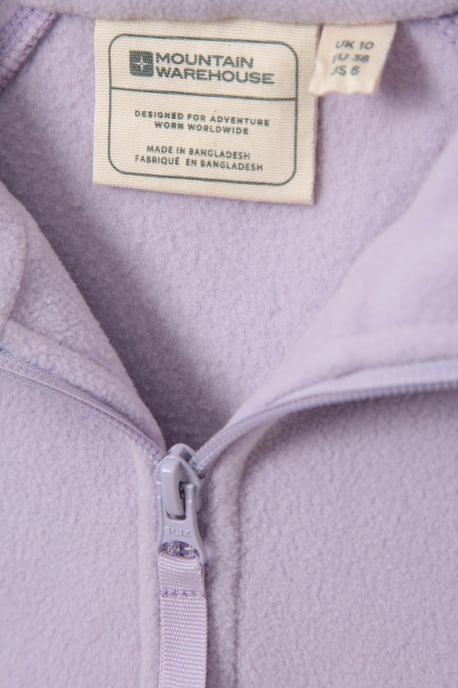 'Raso' Women's Fleece Jacket Full Zip Soft Touch Warm Outdoors Layer Breathable Gilet Lilac - Image 6