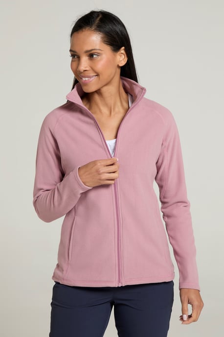'Raso' Women's Fleece Jacket Full Zip Soft Touch Warm Outdoors Layer Breathable Gilet Pink - Image 2