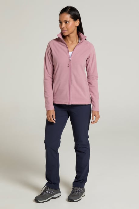 'Raso' Women's Fleece Jacket Full Zip Soft Touch Warm Outdoors Layer Breathable Gilet Pink - Image 4