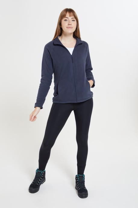 'Raso' Women's Fleece Jacket Full Zip Soft Touch Warm Outdoors Layer Breathable Gilet Navy - Image 5