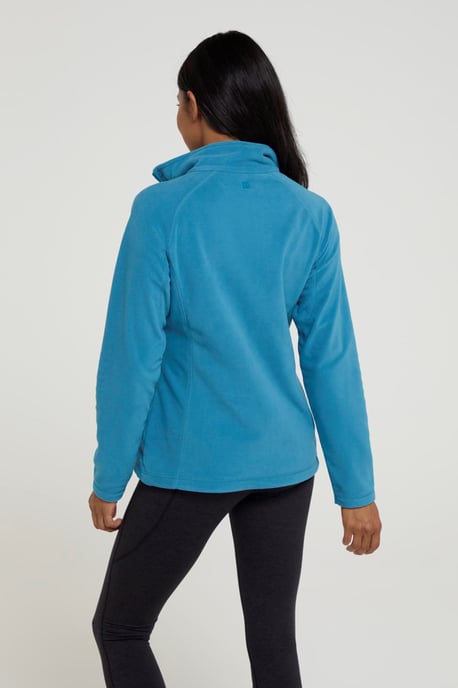 'Raso' Women's Fleece Jacket Full Zip Soft Touch Warm Outdoors Layer Breathable Gilet Teal - Image 3