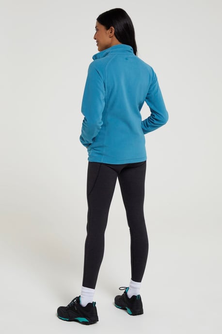'Raso' Women's Fleece Jacket Full Zip Soft Touch Warm Outdoors Layer Breathable Gilet Teal - Image 4