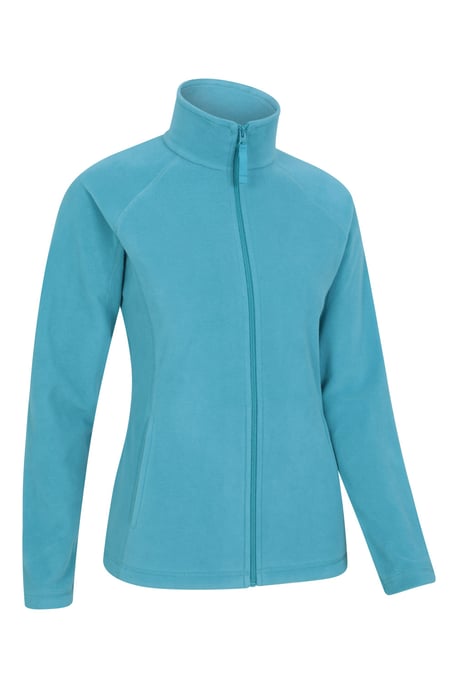 'Raso' Women's Fleece Jacket Full Zip Soft Touch Warm Outdoors Layer Breathable Gilet Teal - Image 6
