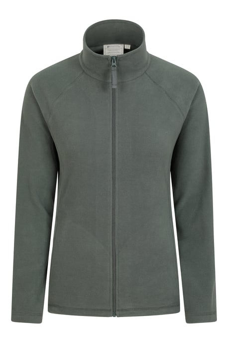 'Raso' Women's Fleece Jacket Full Zip Soft Touch Warm Outdoors Layer Breathable Gilet Khaki - Image 5