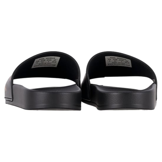 Balenciaga Logotyp Pool Sandaler i Svart Gummi - Image 6