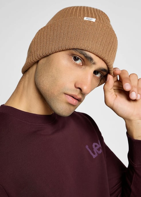 GB - Lee - RIBBED BEANIE CLOVE - Image 1