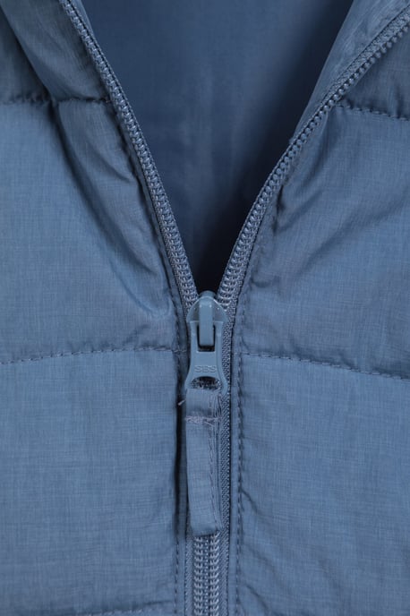 'Opal' Women's Padded Gilet with Front Pockets Winter Warm Rain Coat Blue - Image 6