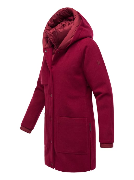 Navahoo Flauschwunder dames wintermantel met afneembare kraag - Image 2